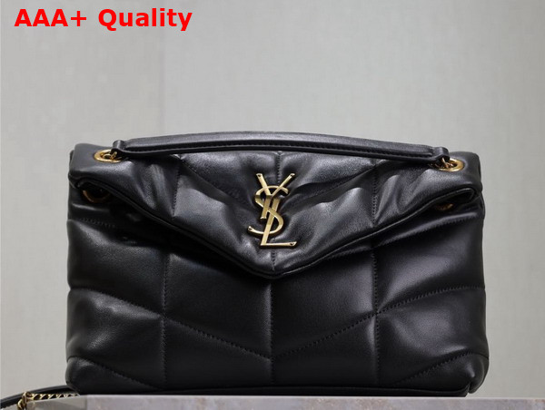 Saint Laurent Puffer Small in Nappa Leather Black Replica