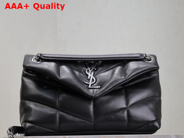 Saint Laurent Puffer Small in Nappa Leather Black Replica