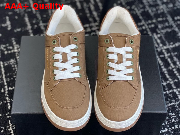 Saint Laurent SL61 Sneakers in Gabardine Cactus Replica