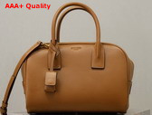 Saint Laurent Sac De Jour Boston in Smooth Leather Small Toasted Brown Replica