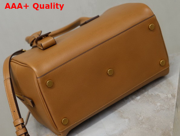 Saint Laurent Sac De Jour Boston in Smooth Leather Small Toasted Brown Replica