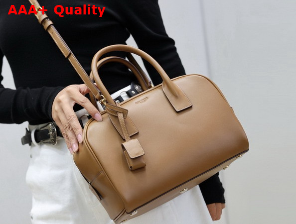 Saint Laurent Sac De Jour Boston in Smooth Leather Small Toasted Brown Replica