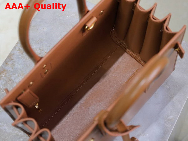 Saint Laurent Sac de Jour Nano in Brown Smooth Leather Replica
