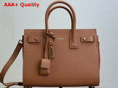 Saint Laurent Sac de Jour in Supple Grained Leather Baby Cinnamon Replica