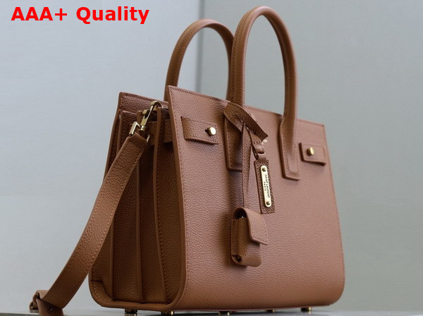 Saint Laurent Sac de Jour in Supple Grained Leather Baby Cinnamon Replica