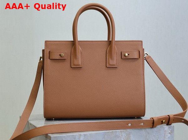 Saint Laurent Sac de Jour in Supple Grained Leather Baby Cinnamon Replica