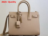 Saint Laurent Sac de Jour in Supple Grained Leather Baby Dark Beige Replica