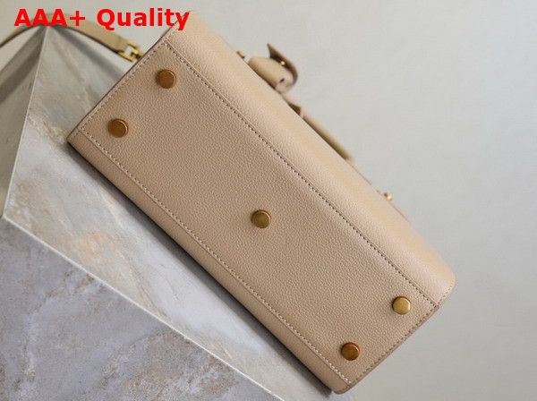 Saint Laurent Sac de Jour in Supple Grained Leather Baby Dark Beige Replica