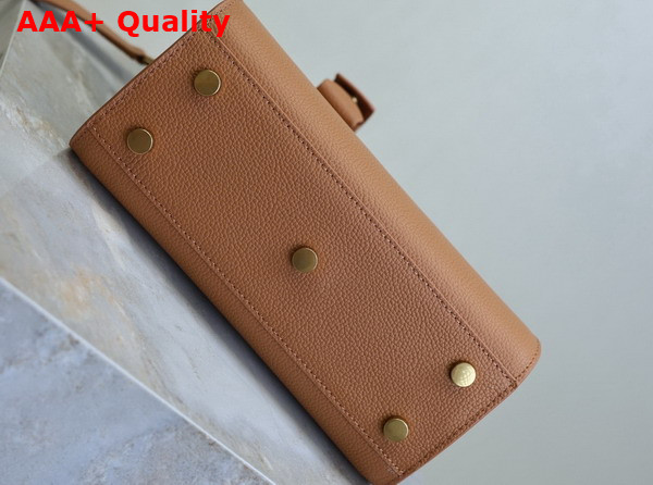 Saint Laurent Sac de Jour in Supple Grained Leather Nano Cinnamon Replica