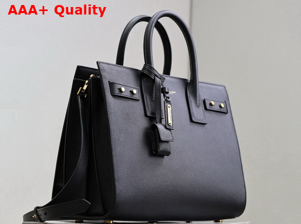 Saint Laurent Sac de Jour in Supple Grained Leather Small Black Replica
