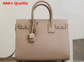 Saint Laurent Sac de Jour in Supple Grained Leather Small Dark Beige Replica