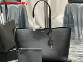 Saint Laurent Shopping Saint Laurent Leather Black Large Replica