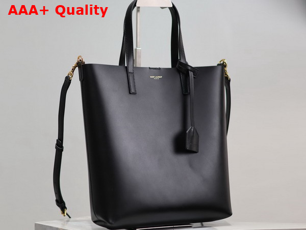 Saint Laurent Shopping Saint Laurent Toy in Black Leather Replica