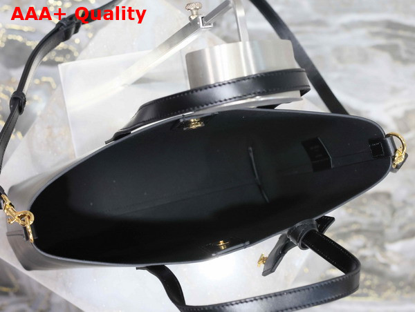 Saint Laurent Shopping Saint Laurent Toy in Black Leather Replica