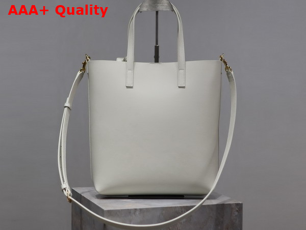 Saint Laurent Shopping Saint Laurent Toy in Blanc Vintage Leather Replica