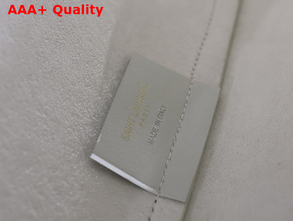 Saint Laurent Shopping Saint Laurent Toy in Blanc Vintage Leather Replica