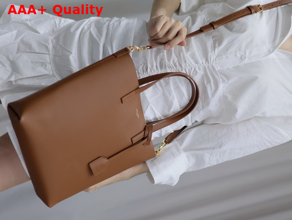 Saint Laurent Shopping Saint Laurent Toy in Brick Leather Replica