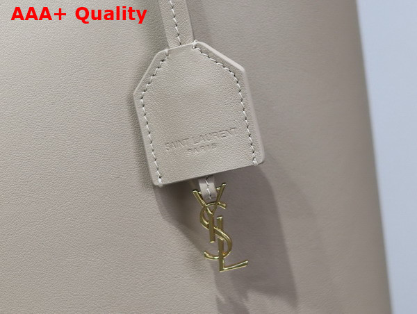 Saint Laurent Shopping Saint Laurent Toy in Dark Beige Leather Replica