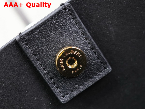 Saint Laurent Shopping Saint Laurent in Black Leather Replica