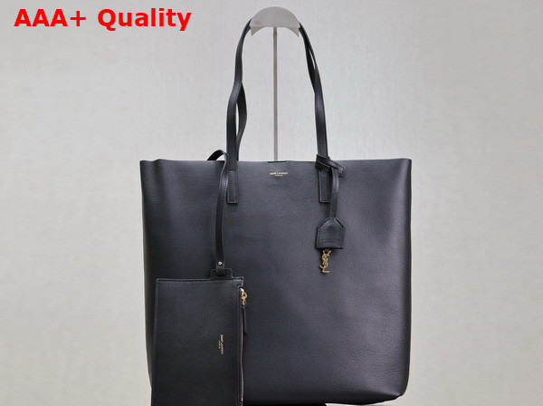 Saint Laurent Shopping Saint Laurent in Black Leather Replica