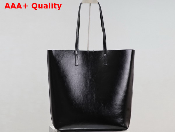 Saint Laurent Shopping Saint Laurent in Black Vintage Leather Replica