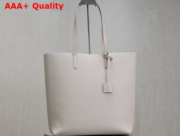 Saint Laurent Shopping Saint Laurent in Blanc Vintage Leather Replica