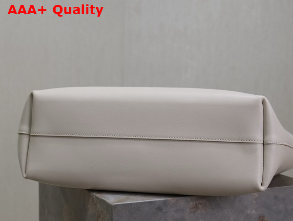 Saint Laurent Shopping Saint Laurent in Blanc Vintage Leather Replica