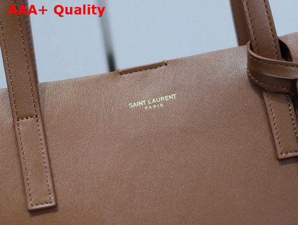 Saint Laurent Shopping Saint Laurent in Brick Leather Replica
