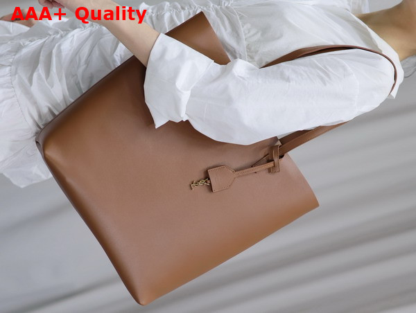 Saint Laurent Shopping Saint Laurent in Brick Leather Replica