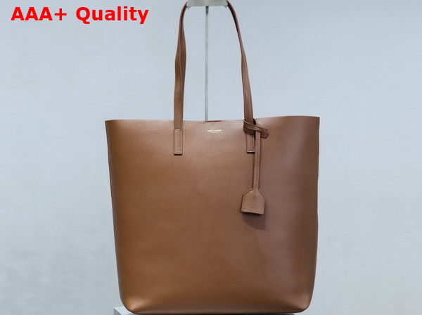 Saint Laurent Shopping Saint Laurent in Brick Leather Replica