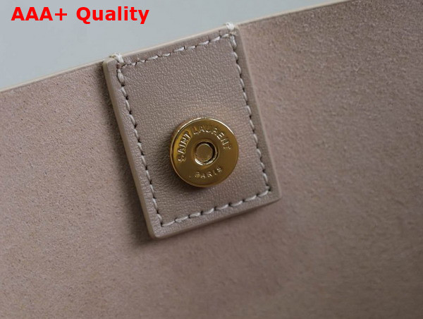 Saint Laurent Shopping Saint Laurent in Dark Beige Leather Replica