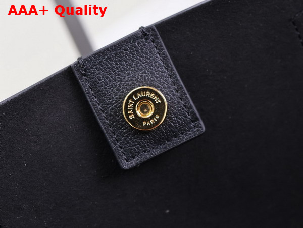 Saint Laurent Shopping Saint Laurent in Leather Black Replica