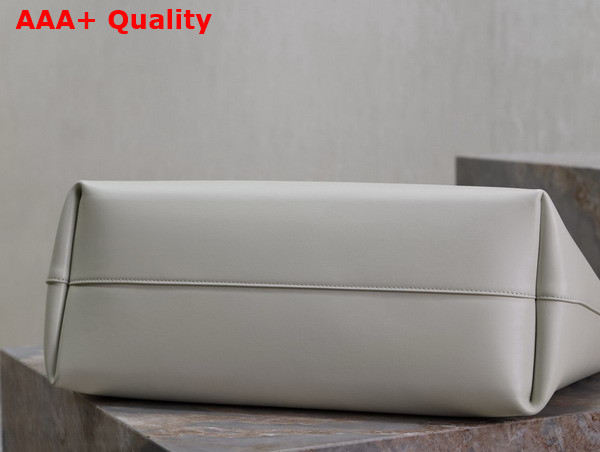 Saint Laurent Shopping Saint Laurent in Leather Blanc Vintage Replica