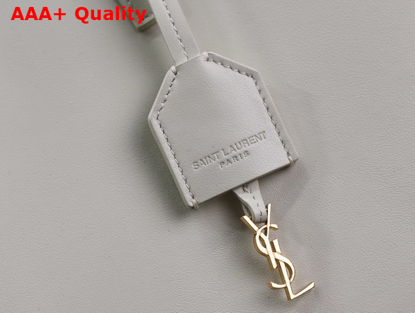 Saint Laurent Shopping Saint Laurent in Leather Blanc Vintage Replica