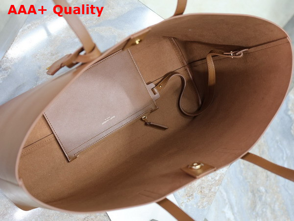 Saint Laurent Shopping Saint Laurent in Leather Brick Replica