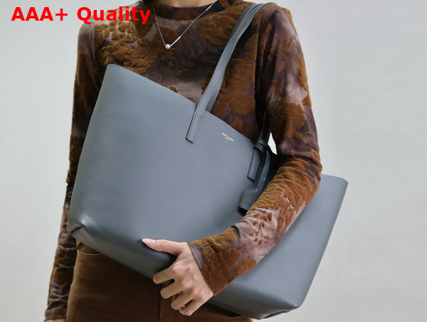 Saint Laurent Shopping Saint Laurent in Leather Storm Replica