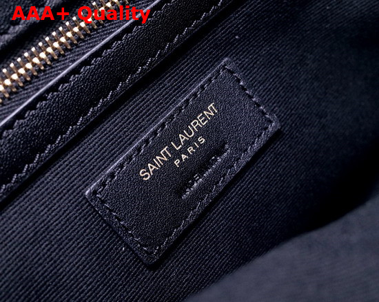 Saint Laurent Shopping Tag in Canvas and Leather Off White Replica