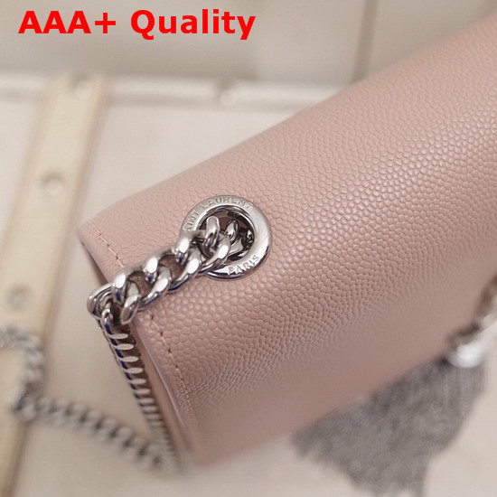Saint Laurent Small Kate Bag with Tassel Pink Grain Leather Replica