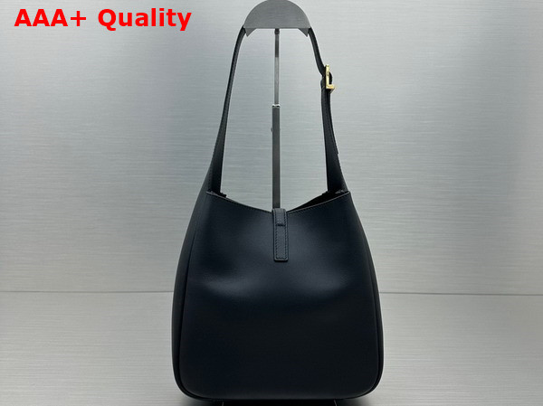 Saint Laurent Small Le 5 A 7 Supple in Grained Leather Black Replica