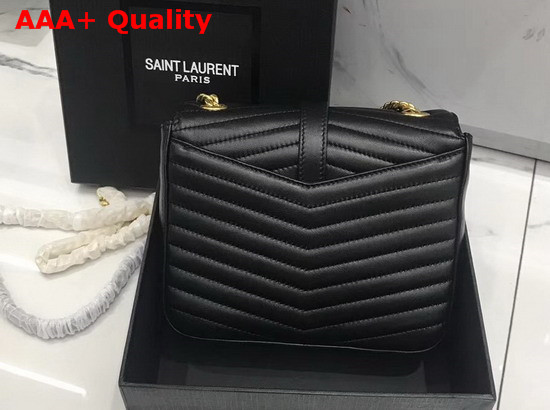Saint Laurent Small Soft Sulpice Chain Bag in Quilted Black Leather Replica