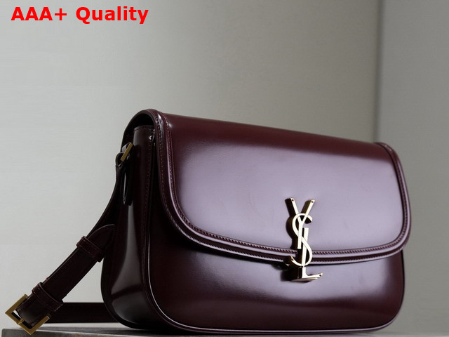 Saint Laurent Solferino Large in Box Saint Laurent Rouge Cabernet Replica