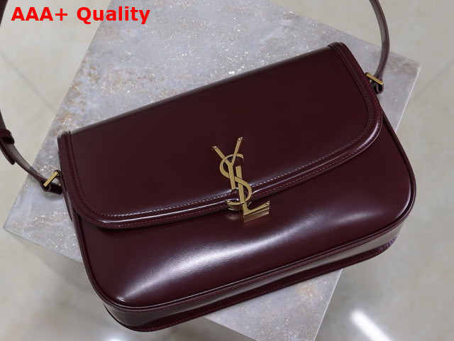Saint Laurent Solferino Large in Box Saint Laurent Rouge Cabernet Replica