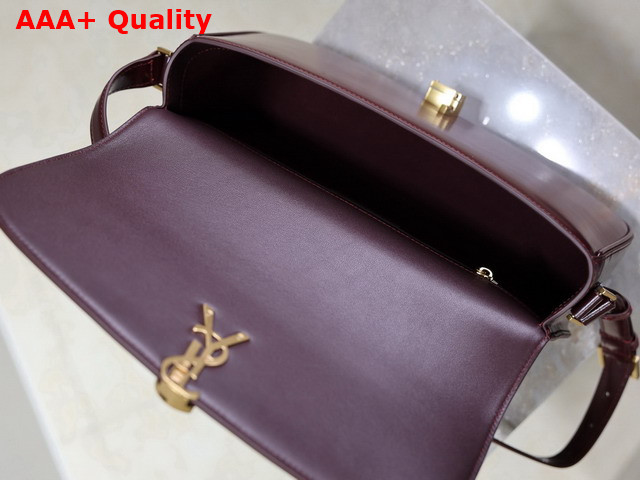 Saint Laurent Solferino Large in Box Saint Laurent Rouge Cabernet Replica