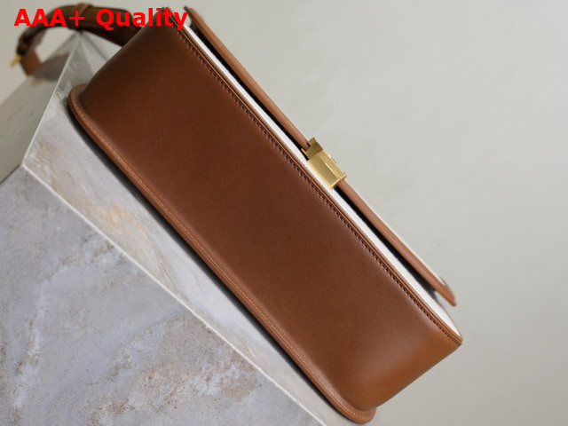 Saint Laurent Solferino Large in Canvas and Smooth Leather Natural Beige Replica