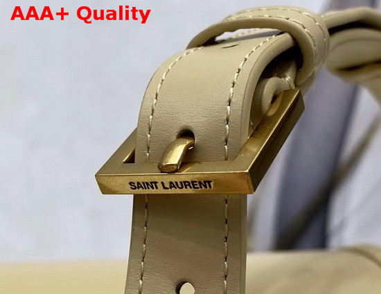 Saint Laurent Solferino Medium Satchel in Box Saint Laurent Leather Beige Replica