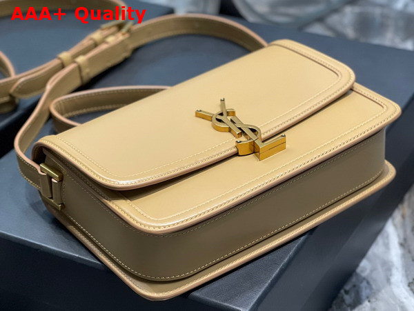 Saint Laurent Solferino Medium Satchel in Box Saint Laurent Leather Light Vanilla Replica