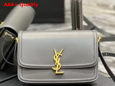Saint Laurent Solferino Medium Satchel in Box Saint Laurent Leather Storm Replica