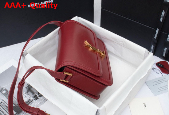 Saint Laurent Solferino Medium Satchel in Red Box Saint Laurent Leather Replica