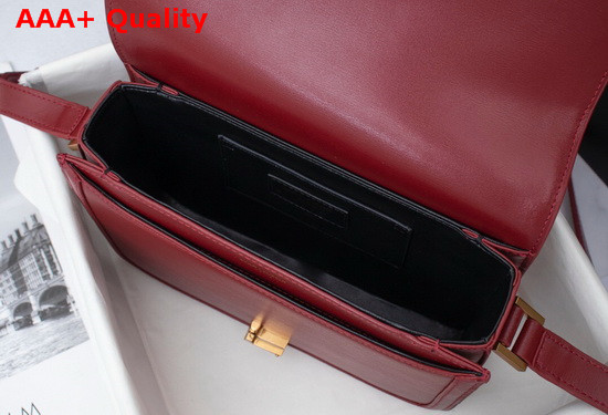 Saint Laurent Solferino Medium Satchel in Red Box Saint Laurent Leather Replica