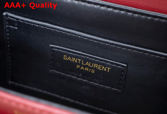 Saint Laurent Solferino Medium Satchel in Red Box Saint Laurent Leather Replica